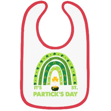Discover Lucky Rainbow St Patricks Day Bibs