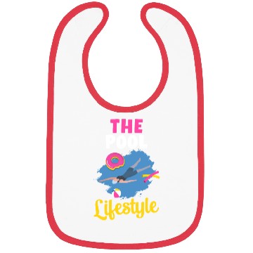 Discover The Pool Lifestyle Donut Floater Swimming Sports Bibs