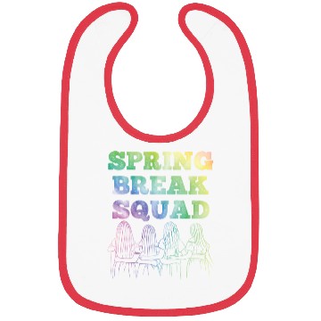 Discover Spring Break Squad Summer Vacation Spring Break Bibs