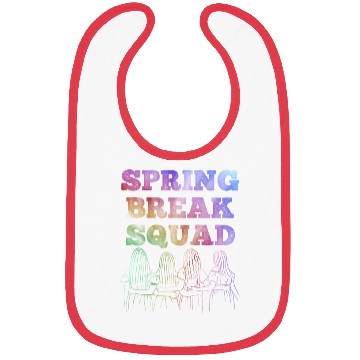 Discover Spring Break Squad Summer Vacation Spring Break Bibs