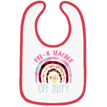Discover Preschool Kindergarten Teacher off duty teacher Bibs