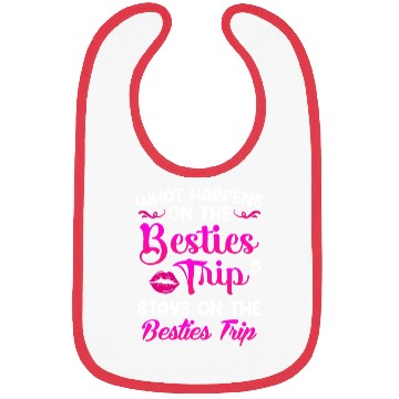 Discover Besties Trip Friends Summer Vacation Spring Break Bibs