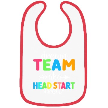 Discover Dream Team aka Head Start Crew Teacher Preschool Bibs