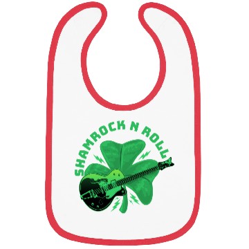 Discover shamrock n roll Bibs