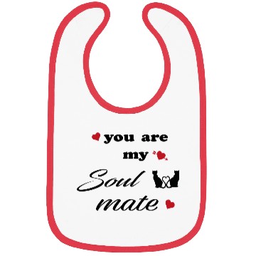 Discover You are my soulmate - happy valentine's day Bibs
