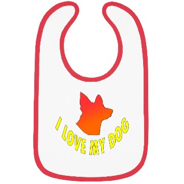 Discover I love my Dog Bibs