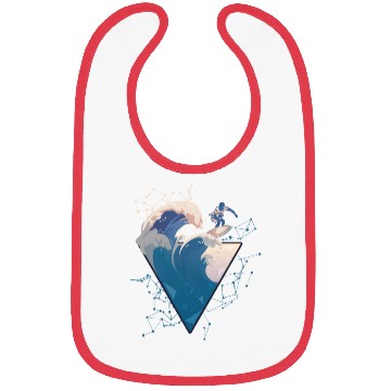 Discover Surfer on the wave Bibs