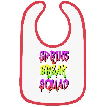 Discover Spring Break Squad Summer Vacation Spring Break Bibs