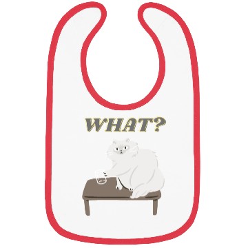 Discover What? Gift for the cat lover Bibs