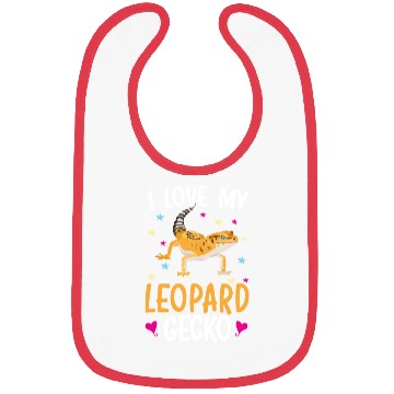 Discover I Love My Leopard Gecko Reptile Leopard Gecko Bibs