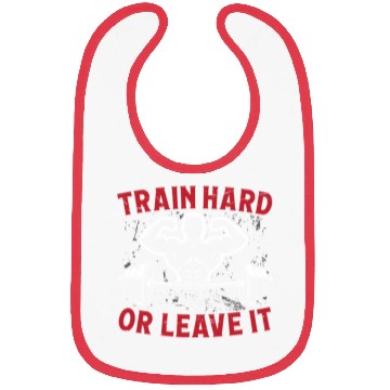 Discover Strongman train hard or leave it gym bodybuilding Bibs