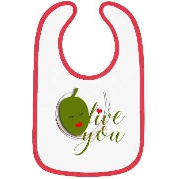 Discover Olive you - I Love You Bibs