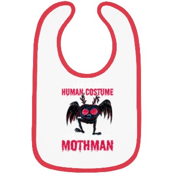 Discover Mothman This Is My Human Costume Yes I Am Really M Bibs