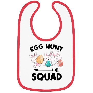 Discover Fun Egg Hunt Squad Easter Day Family Matching Hunt Bibs