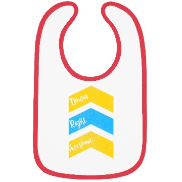 Discover Down Right Awesome Kid Bibs World yndrome Awarene