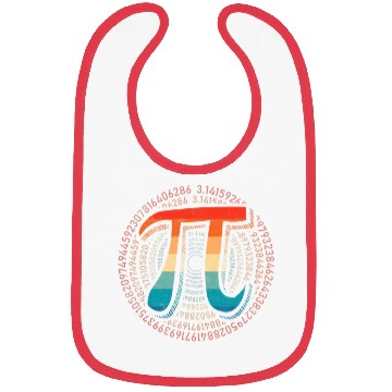 Discover Vintage Pi Day Funny Pi Mathematic Math Bibs