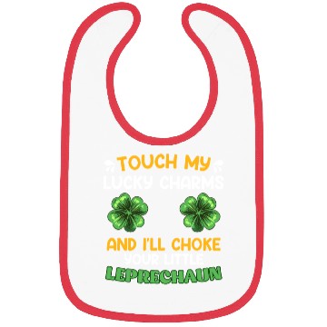 Discover Funny St. Patrick's Day saying Lucky Charms Bibs
