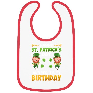 Discover St. Patrick's Day Birthday Bibs