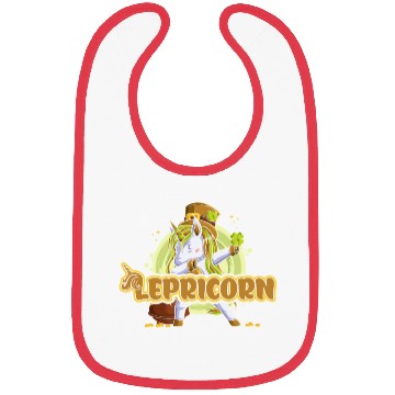 Discover Lepricorn St. Patrick's Day Unicorn Bibs
