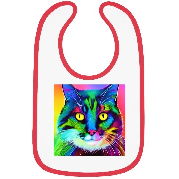Discover Colorful Realistic Cat Bibs