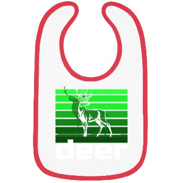 Discover deer graphic Bibs