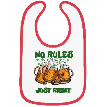 Discover st paddy funny day, green beer Irish day Bibs