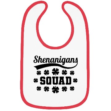 Discover Shenanigans Squad Irish Funny St Patrick's Day Bibs