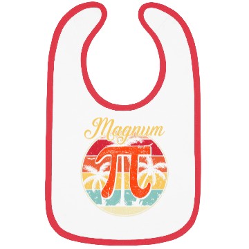 Discover Magnum Pi Math Pi Day Retro Bibs