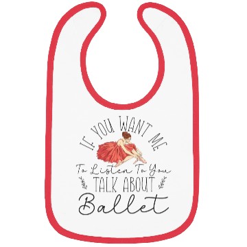 Discover Ballet Dancer Dance Girl Ballerina Bibs