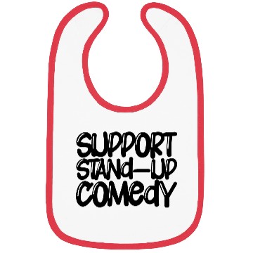 Discover Support Stand Up Comedy Bibs
