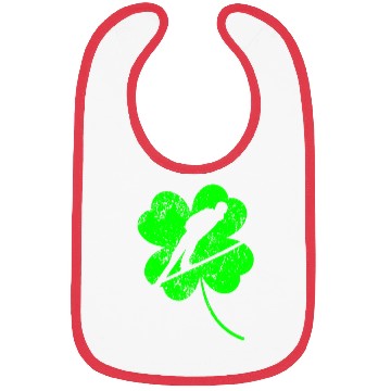 Discover Ski-jumping St. Patrick's day shamrock Bibs