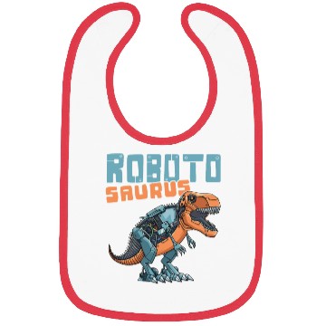 Discover Robot Dinosaur T-Rex for a Robotic Engineer Bibs