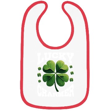 Discover Lucky Charmer Shamrock St Patrick's Day Bibs