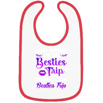 Discover Besties Trip Friends Summer Vacation Spring Break Bibs
