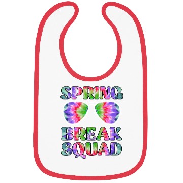 Discover Spring Break Squad Summer Vacation Spring Break Bibs