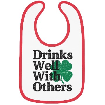 Discover Drinks Well With Others St Patricks Day Bibs