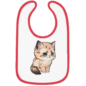 Discover Brown Kitten Bibs