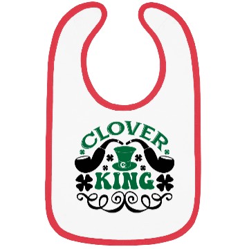 Discover clover king Bibs