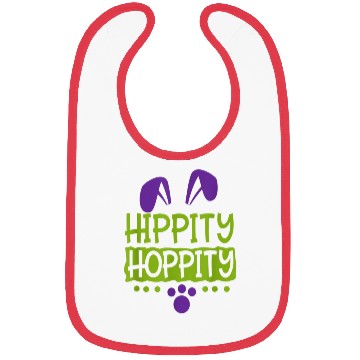 Discover Cute Sunday School or Egg Hunt Hippity Hoppity Bibs