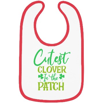 Discover CUTEST CLOVER IN THE PATCH Bibs
