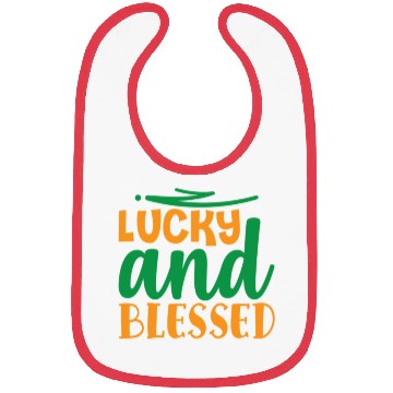 Discover Lucky and Blessed Bibs