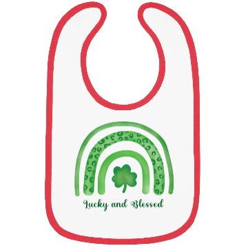 Discover Lucky and Blessed Bibs