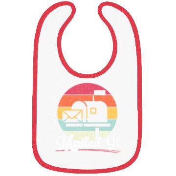 Discover Mailed It Postal Worker Mailman Delivery Mail Esco Bibs