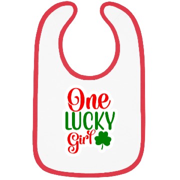 Discover One Lucky Girl Bibs