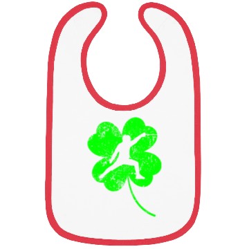 Discover Fencing St. Patrick's day shamrock Bibs