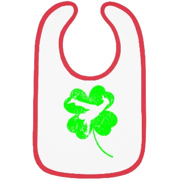 Discover Capoeira St. Patrick's day shamrock Bibs