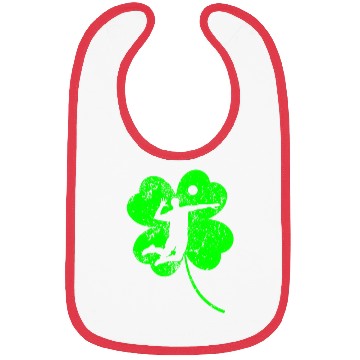 Discover Volleyball St. Patrick's day shamrock Bibs