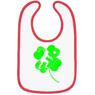 Discover Volleyball St. Patrick's day shamrock Bibs