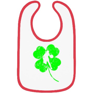 Discover Basketball St. Patrick's day shamrock Bibs