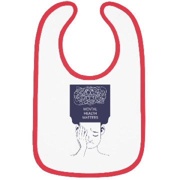 Discover mental health matter quote Bibs